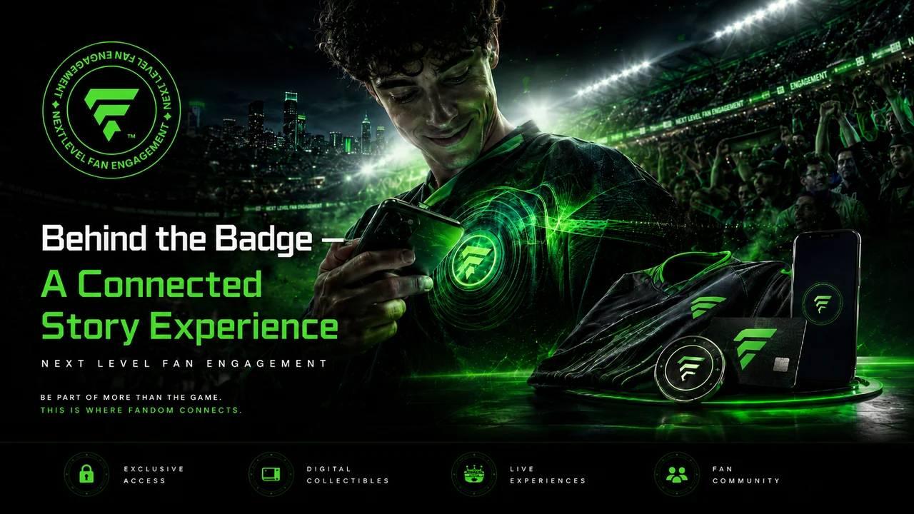 Fan NFC — conceito de produto e conteúdo conectado